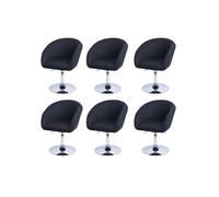 Lot de 6 chaise en plastique H. 90 cm gris interieur