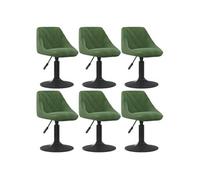 Lot de 6 chaise en plastique non pliable interieur H. 62.5 cm vert