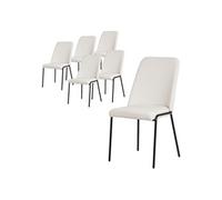 Lot de 6 chaise GENERIQUE interieur non empilable non pliable en plastique H. 94 cm