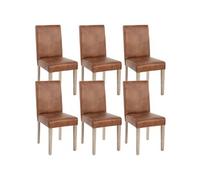 Lot de 6 chaise mendler interieur non pliable en bois H. 90 cm
