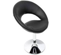 Lot de 6 chaise mendler interieur non pliable H. 82 cm en metal noir Noir G