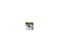 Lot de 6 chaises de jardin empilables LYMA métal en gris anthracite
