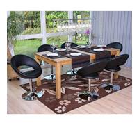 Lot De 6 Chaises De Séjour Palerme, Salle À Manger, Simili-Cuir, Noir Multicolore