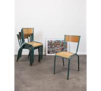 Lot de 6 chaises d'école n°1366