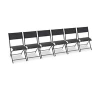 Lot de 6 chaises de jardin c43