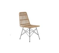 CONCEPT USINE | Lot de 6 Chaises Effet Rotin BAGO en Résine Tréssée | Idéal pour Table Repas Extérieure | Mobilier Jardin Terrasse Piscine | Résistance Soleil & Intempéries | Design Convivial