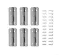 Lot de 6 charnières de refroidissement en acier inoxydable pour coffre à glace igloo - Kit de charnière en métal pour réparation d'équipement de camping