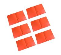 Lot de 6 chemises à 2 poches avec double poche, format lettre, double poche, 11,4 x 9,25 pouces, pour documents de présentation, documents organisés des deux côtés