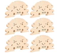 Lot de 6 chevalet Morin Khuur en bois d'érable pour violons à tête de cheval conçus pour améliorer la résonance sonore et la durabilité du pont Morin Khuur