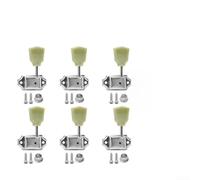 Lot de 6 chevilles d'accordage de luxe pour Gibson Les 3L, élégantes mécaniques avec construction (argent)