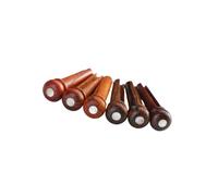 Lot de 6 chevilles de chevalet de guitare en bois pour une clarté sonore optimale - Convient pour divers réglages musicaux - Installation facile