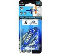 Lot de 6 chevilles et vis couleur RED HEAD, Diam.8 mm x L.50 mm G