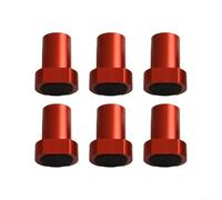 Lot de 6 chiens de banc en aluminium pour une tenue solide - Complément parfait à toute installation de travail du bois (19 mm rouge)