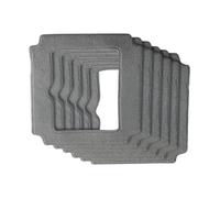 Lot De 6 Chiffons De Nettoyage En Fibre For Robot Laveur De Vitres, Compatibles Avec Liectroux, YW509, Pièces Détachées For Robot Laveur De Vitres