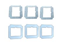 Lot De 6 Chiffons De Nettoyage For Robot Nettoyeur De Vitres, Chiffons De Nettoyage, Chiffons Anti-poussière, Compatibles Avec Liectroux, YW509