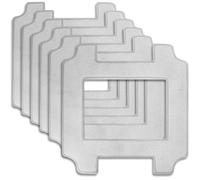 Lot de 6 Chiffons de nettoyage pour ECOVACS WINBOT W2S / W2S Omni Robot de Nettoyage de vitres, Chiffon de nettoyage en microfibre