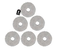 Lot de 6 chiffons de nettoyage pour robot aspirateur Dreame L10s/L10 Ultra/L10s Plus/X40 Ultra,Xiaomi X10+/X20+,ECOVACS T30/T30 Pro Omni，Pour plus de modèles, veuillez consulter la page détaillée