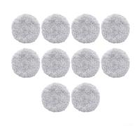 Lot de 6 chiffons de rechange efficaces pour Hobot pour robots de fenêtre 188/168/198/388, tissu en microfibre qui retient la poussière et la saleté, lavables en machine pour de multiples utilisations