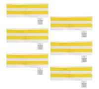 Lot de 6 chiffons de rechange en microfibre - Compatible avec nettoyeur vapeur Kärcher EasyFix Serpillère de rechange Set SC 2, SC 3, SC 4, SC 5 pour nettoyeur vapeur en microfibre Accessoires pour