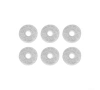 Lot de 6 chiffons de rechange en microfibre compatibles avec aspirateur robot MOVA E40 Ultra pour une installation sans effort et un nettoyage efficace dans les maisons acceptant les animaux