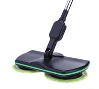 Lot de 6 chiffons de rechange ronds pour balai électrique compatible avec les bases de balai de 16 cm de diamètre, lavable et réutilisable pour l'entretien des sols durs