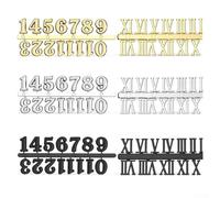 Lot de 6 chiffres d'horloge pour remplacement d'horloges à mouvement à quartz et diverses créations d'horloges DIY (mixte)