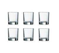 Lot de 6 chopes 30 cl transparent - ARCOROC - Forme basse Islande - Verre non trempé