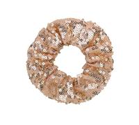Lot de 6 chouchous à paillettes pour femme - Accessoires de cheveux doux à paillettes - Pour queue de cheval - Pour carnaval, fête, champagne