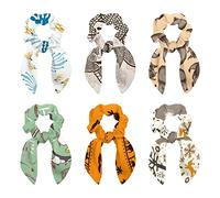 Lot de 6 chouchous pour cheveux, chouchous en forme de tatouage de dragon, chouchous pour queue de cheval pour femmes, filles et enfants