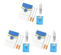 Lot de 6 Cigarettes à Bulles factices, Machine à Bulles, Mini-Jouet à Bulles, Solution à Bulles, Cadeau Anti-Stress Original pour fêtes, Anniversaires et Festivals (F)