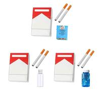 Lot de 6 Cigarettes à Bulles factices, Machine à Bulles, Mini-Jouet à Bulles, Solution à Bulles, Cadeau Anti-Stress Original pour fêtes, Anniversaires et Festivals (J)