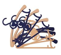 Lot de 6 cintres Extensibles pour Enfants Teddy Bear | Plastique