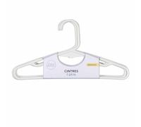 Lot de 6 Cintres pour Bébé "Vêtements" 24cm Blanc