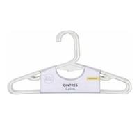 Lot de 6 Cintres pour Bébé "Vêtements" 24cm Blanc