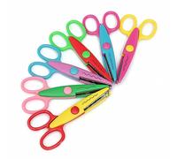 Lot de 6 ciseaux cranteurs colorés pour enfants, ciseaux décoratifs en papier et dentelle, pour enseignants, travaux manuels, scrapbooking, design pour enfants, d'artisanat, de co