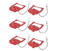Lot de 6 clapets de toilette de 2 pouces pour kit de remplacement de clapet à ailettes, remplacement pour pièce de toilette 84138, 84314