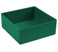 Lot de 6-classeurs, universel, vert, abm. : env. 10 x 10 x 4 cm (l x l x h))