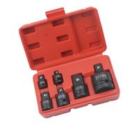 Lot de 6 clés à douille 1/4", 1/2", 3/8", 3/4", adaptateur réducteur, adaptateur d'impact pour voiture, vélo, garage, outil de réparation automobile