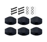 Lot de 6 clés d'accordage de guitare électrique en métal - Accessoires de musique - Boutons de mécaniques - Pour entretien, mise à niveau, réparation, musicien, amateurs de musique, studio à domicile