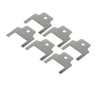 Lot de 6 clés distributrices d'essuie-tout en acier inoxydable pour Kimberly Clark 770301 e rechange en métal résistant avec trou pour bureau, école, centre commercial