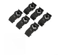 Lot de 6 clips coulissants de rechange pour régulateur de fenêtre de voiture BMW X5 E53 2000-2006 Noir