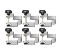 Lot de 6 clips de fixation pour façade de tiroir en acier inoxydable très résistants disponibles en différentes quantités