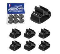 Lot de 6 Clips de Serrage pour Peugeot 3008, 5008 & Citroën C5, DS7 - Colliers de Fixation Robustes pour Bras Essuie Glace Avant - Attache Balai Durite Accessoire Tuyau Lave Entretien Rechange
