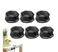 Lot de 6 clips de support de câbles magnétiques | Serre-câbles | Support de câbles | Support de câbles auto-adhésif | Support de câble de téléphone magnétique
