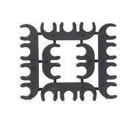 Lot de 6 clips en caoutchouc pour séparateur de fil d'allumage, pour une gestion efficace des fils d'étincelle 7 mm 8 mm
