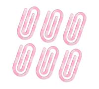 Lot de 6 clips marque-pages décoratifs en acrylique C