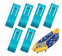 Lot de 6 clips pour palmes de surf en ABS durable | Pins de base de remplacement pour planches de surf de bassins | Accessoires d'ailettes sûres pour la