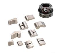 Lot de 6 cliquets de moyeu de vélo pour Miche Argenté (R1,7 x 6,2 (type 1))