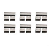 Lot de 6 cliquets de moyeu de vélo pour Miche Argenté (R2,4 x 9,8 (type 9))
