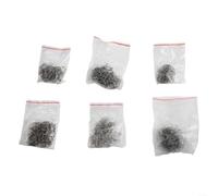 Lot de 6 clous de soudage à chaud pour réparation automobile en acier inoxydable conçus pour pare-chocs en plastique et restauration (1800)